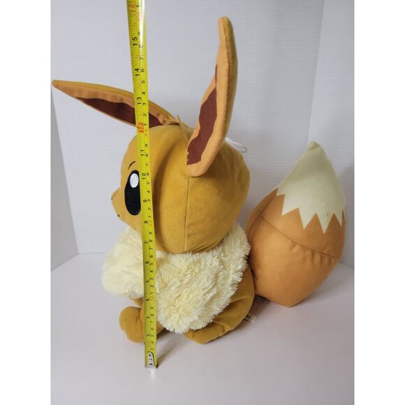 Pokemon Eevee Large Plush Stuffed Animal‎ Toy 13" - Picture 6 of 6